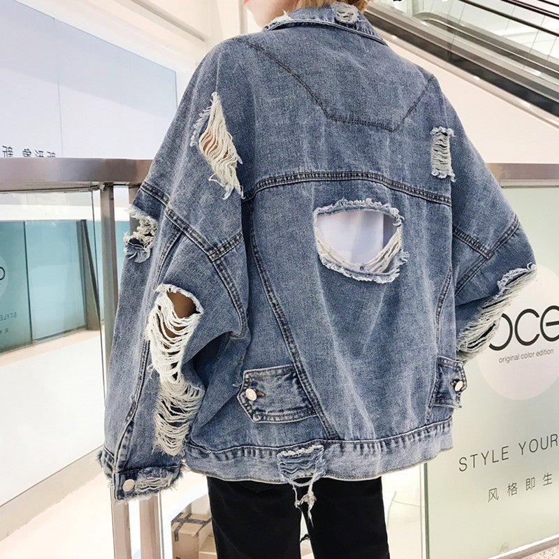 Damen Oversized Jeansjacke Echoarchiv
