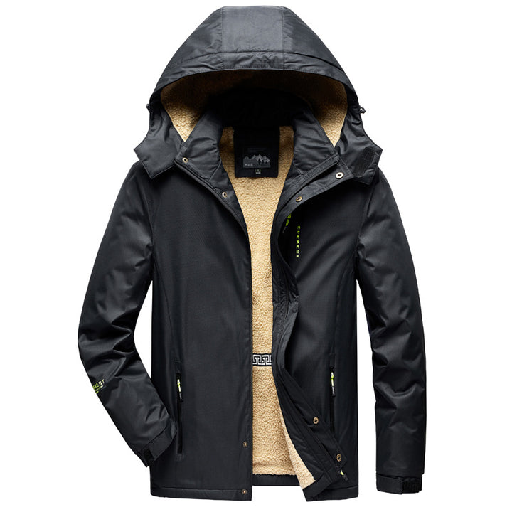 Herren praktische Jacke mit warmem Fleecefutter Echoarchiv