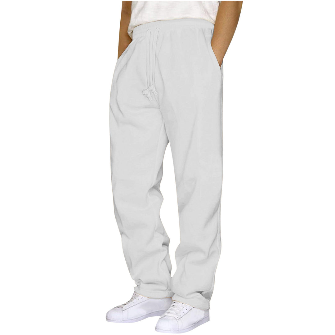 Damen ungekürzte Relax-Freizeithose mit hohem Komfortbund, innenliegendem Kordelzug und seitlichen Eingrifftaschen – Avélisse