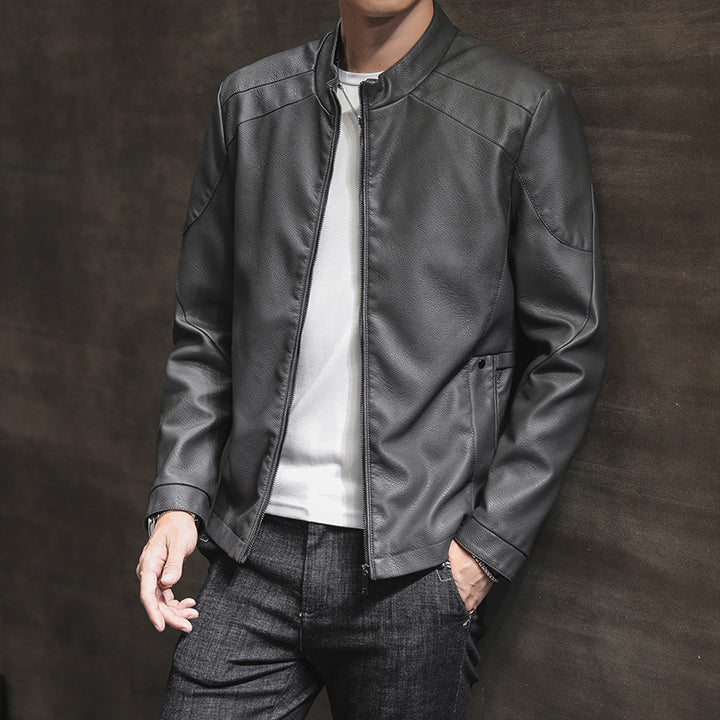 Herren Stylische Lederjacke Echo Archiv