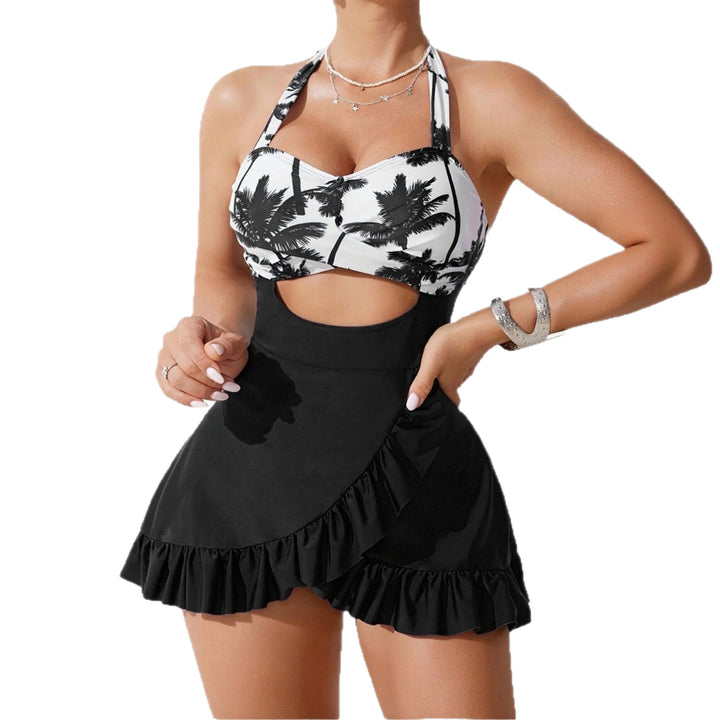 Damen Badeanzugkleid mit raffinierter Cut-Out-Optik Echo Archiv