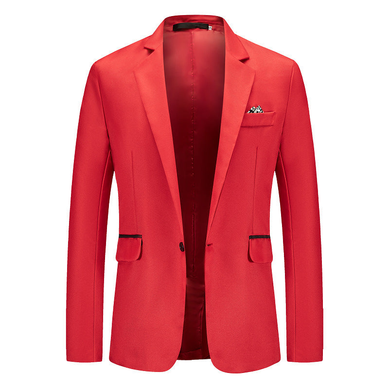 Herren eleganter Blazer mit strukturiertem Design und feinen Details Echoarchiv