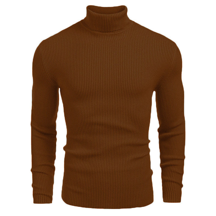 Herren Rollkragenpullover aus feinem Rippstrick Echoarchiv