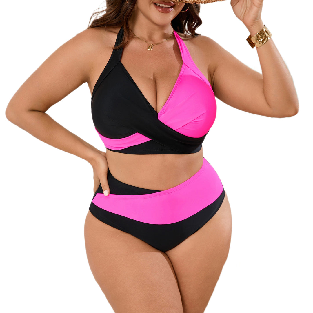 Damen Triangel-Bikini in kontrastierenden Farben Echo Archiv