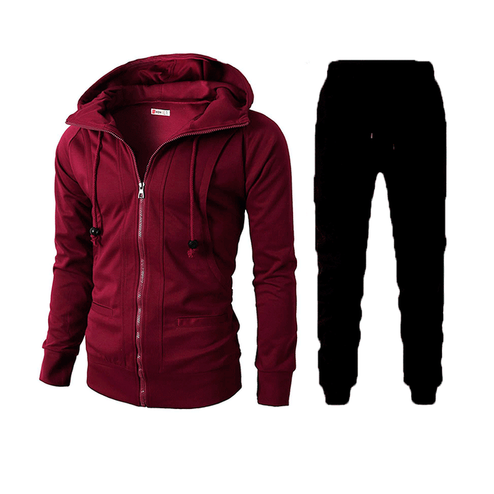 Herren Sportlicher Hoodie und Jogginghose Set mit hochwertigem Material und Funktionalität Echoarchiv