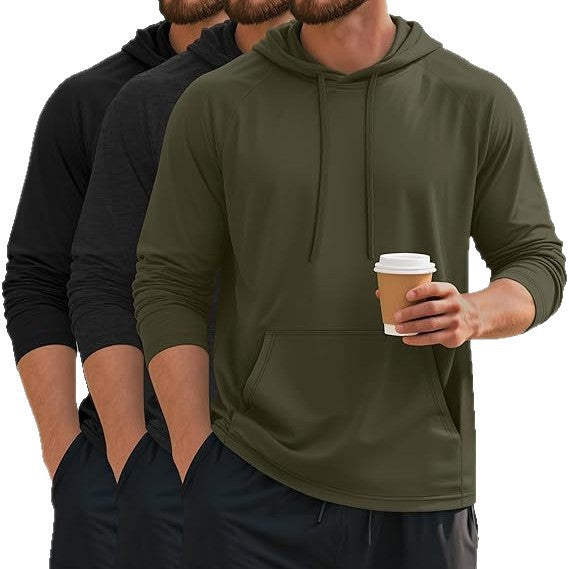 Herren Kapuzenpullover mit praktischem Kängurutaschen-Design und hochwertigem Material Echoarchiv