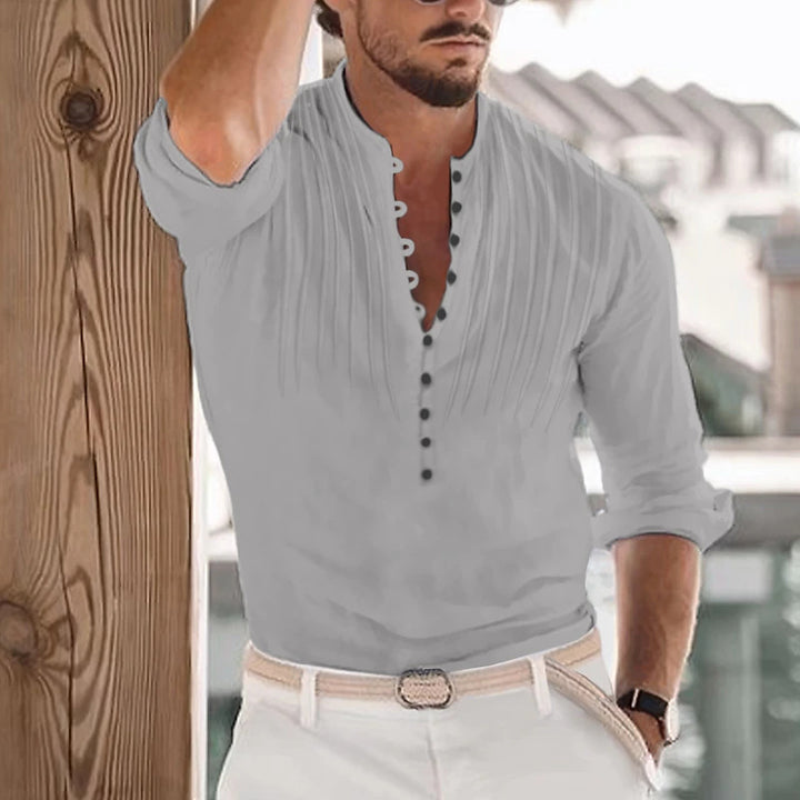 Herren modische Baumwollbluse Echoarchiv