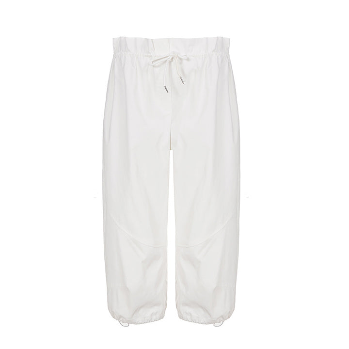 Damen lässige Freizeithose mit elastischem Taillenbund und Kordelzug Echo Archiv