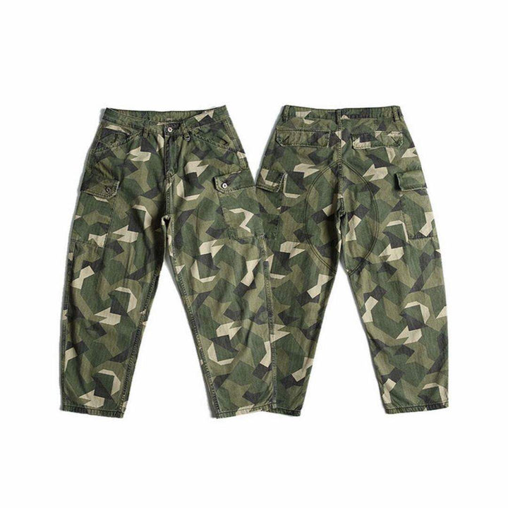Herren Cargohose mit Camouflage-Print Echoarchiv