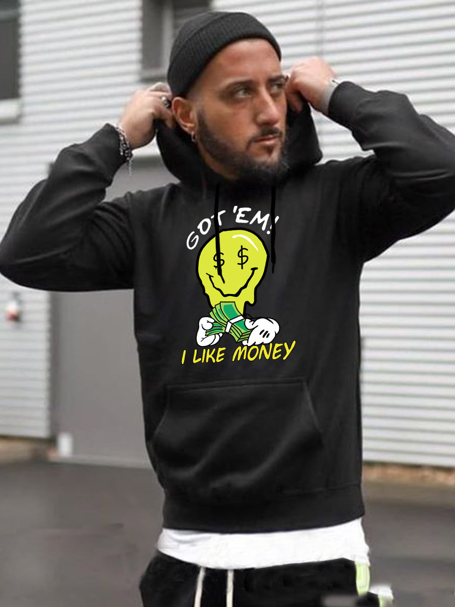 Herren Kapuzenpullover mit kreativem Grafikdesign Echoarchiv