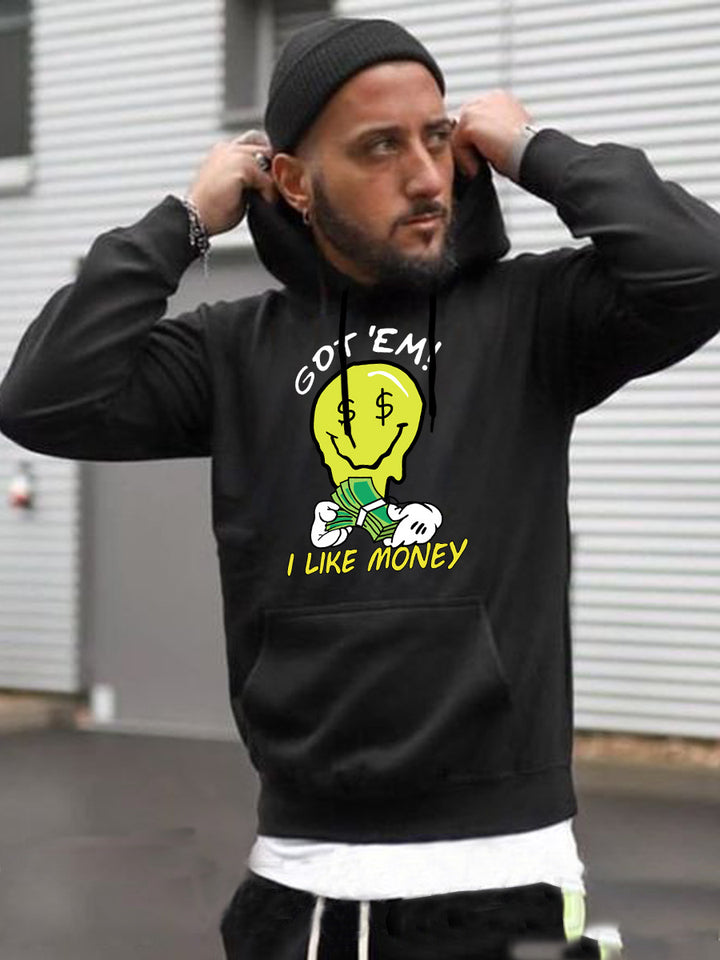 Herren Kapuzenpullover mit kreativem Grafikdesign Echoarchiv