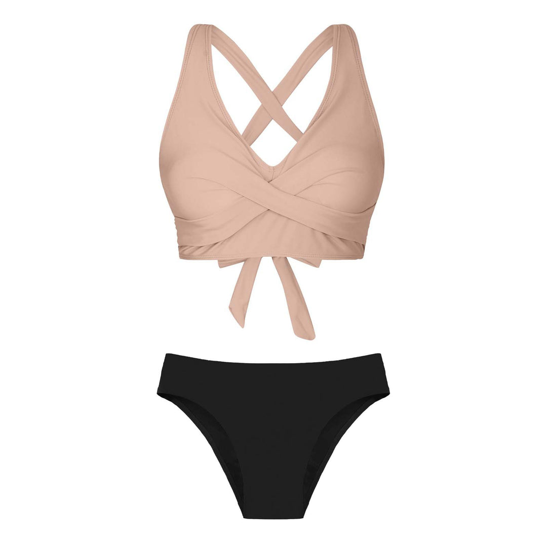 Damen Zweiteiliger Badeanzug mit floralem Design Echo Archiv
