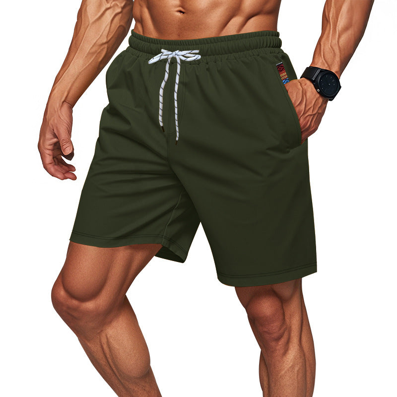 Herren sportliche Schwimmshorts mit elastischem Bund und Taschen Echoarchiv