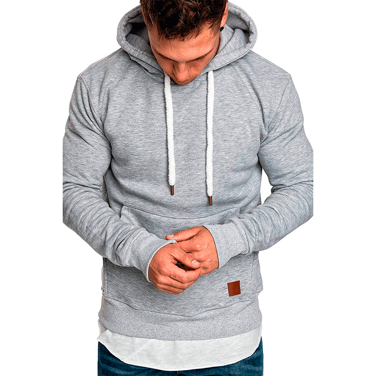 Herren Kapuzenpullover mit modischem Schnitt und lässigem Innenfutter Echoarchiv
