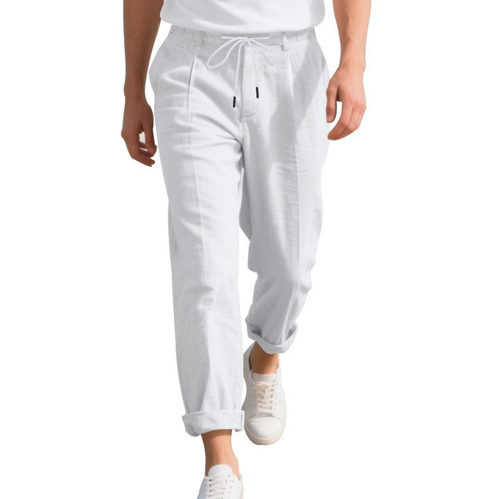 Herren lässige Sommerhose mit elastischem Bund und atmungsaktivem Material Echoarchiv