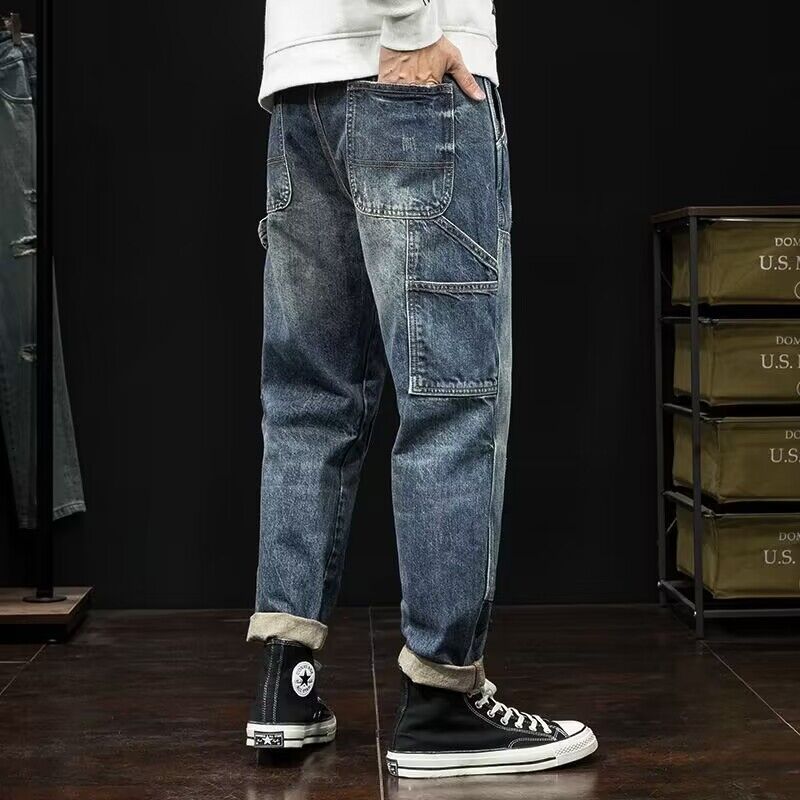 Herren Lässige Utility Jeans Echoarchiv