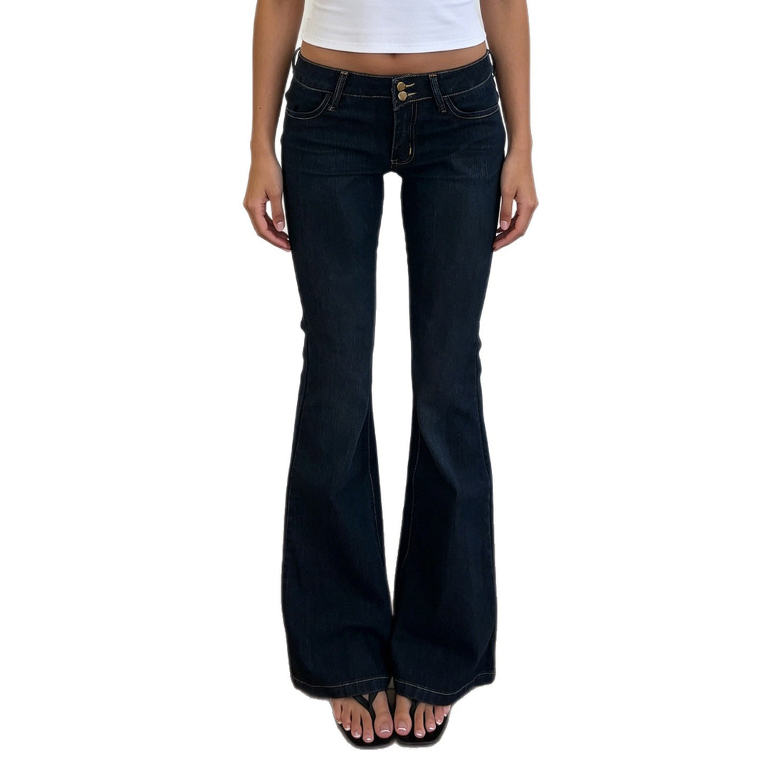Damen High-Waist Schlagjeans mit klassischem Schnitt Echo Archiv