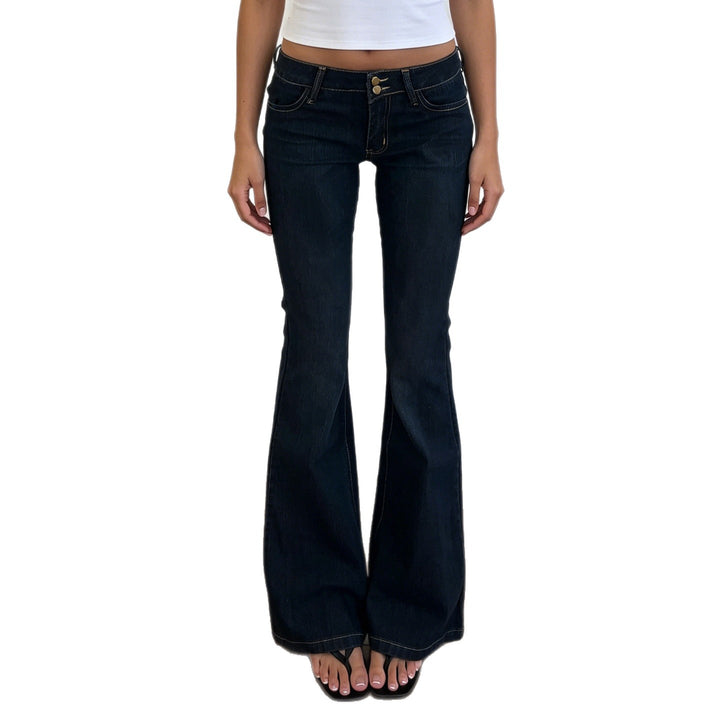 Damen High-Waist Schlagjeans mit klassischem Schnitt Echo Archiv