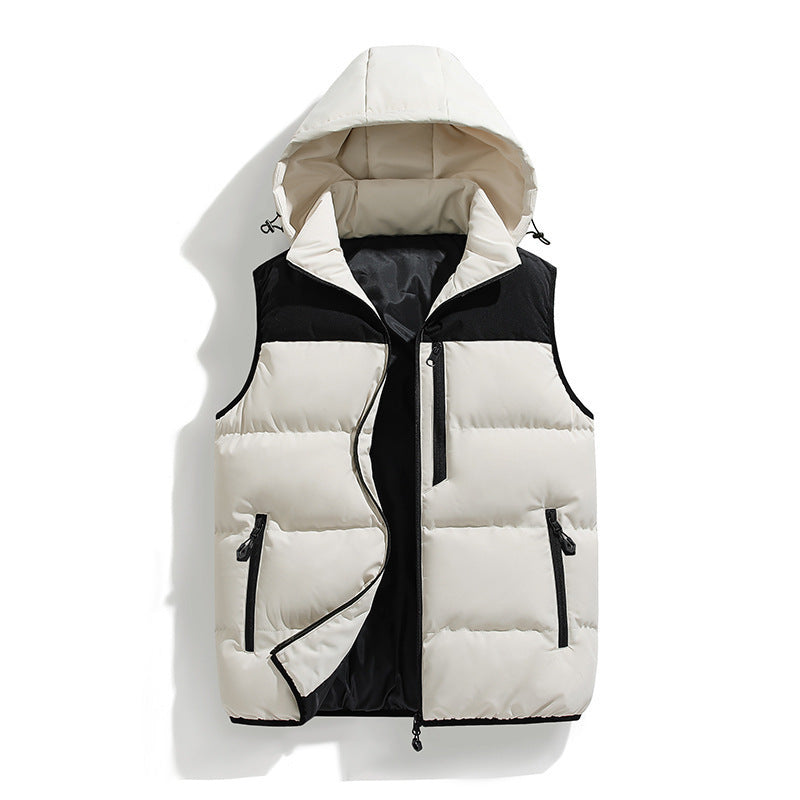 Herren Wattierte Outdoor-Weste mit Kapuze Echo Archiv