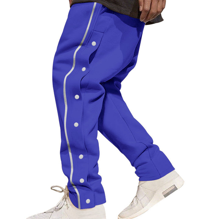 Herren lässige Sporthose mit praktischer Knopfleiste und atmungsaktivem Material Echoarchiv