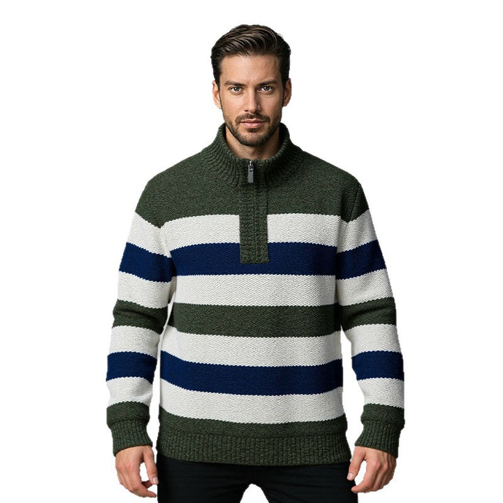 Herren Strickpullover mit hohem Kragen Echoarchiv