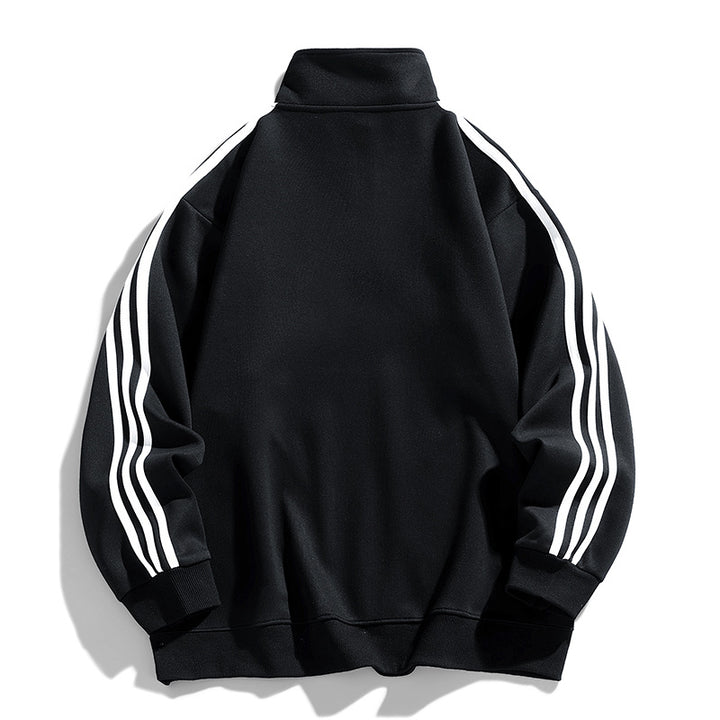 Herren sportlicher Zip-Pullover mit innovativen Seitentaschen Echoarchiv