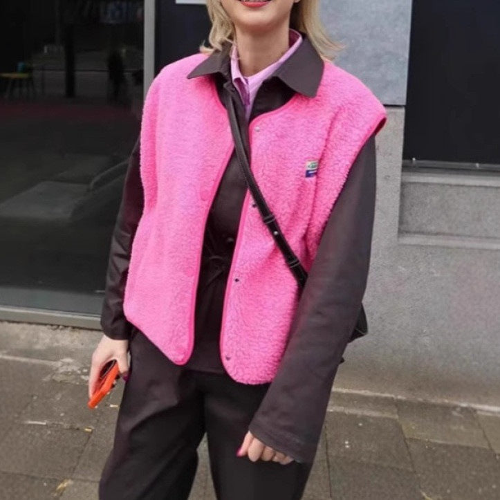 Damen komfortable Fleece-Weste Echoarchiv