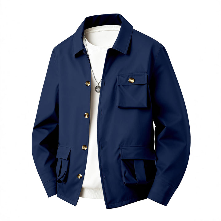 Herren modische Utility-Jacke mit praktischen Taschen Echoarchiv