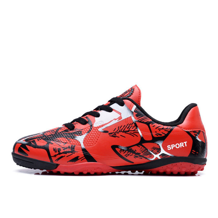 Unisex Kinder Fußballschuh mit TPU‑Stollen, strapazierfähigem Kunstlederoberteil und gepolstertem Einstieg – Tavélo