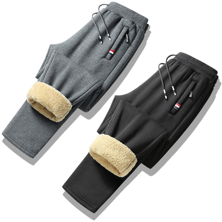 Herren Fleecegefütterte Jogginghose mit Teddyinnenfutter, Kordelzug und schmaler Bündchenpassform Echo Archiv