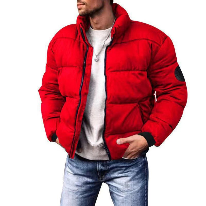 Herren nan wattierte Steppjacke mit hohem Stehkragen, Thermofüllung und elastischen Bündchen Echo Archiv