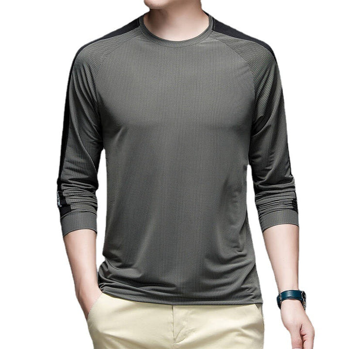 Herren Sportliches Langarm-Funktionsshirt mit feuchtigkeitsableitender Technologie Echoarchiv