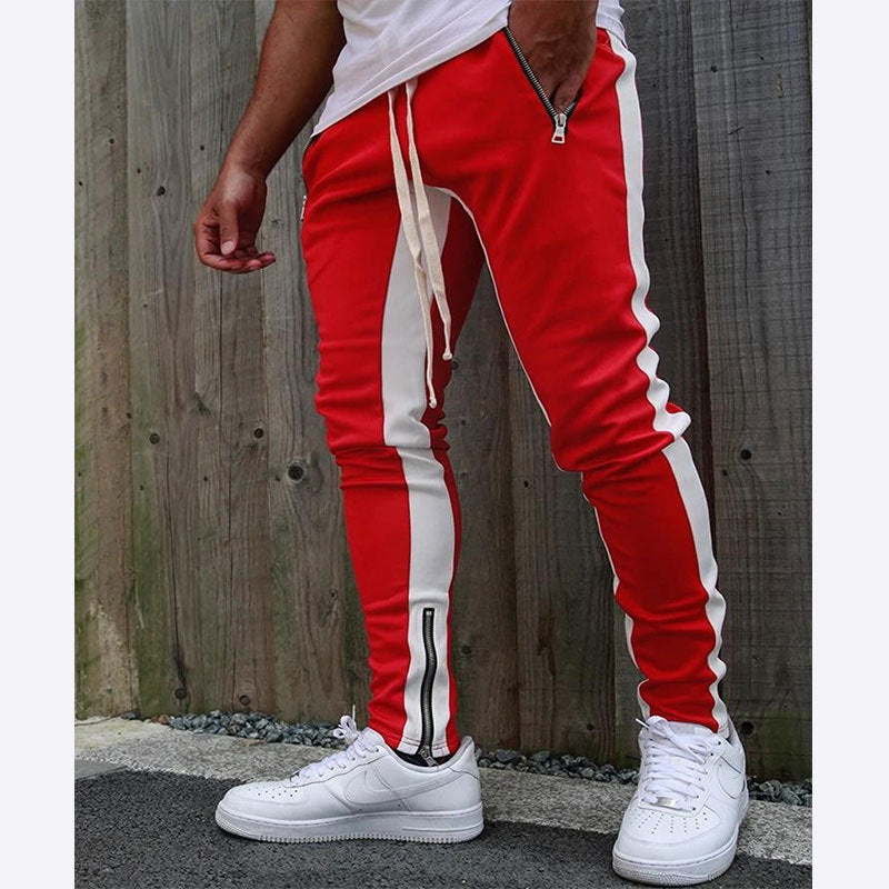 Herren Sportliche Slim-Fit Jogginghose mit Seitentaschen – Sorevano