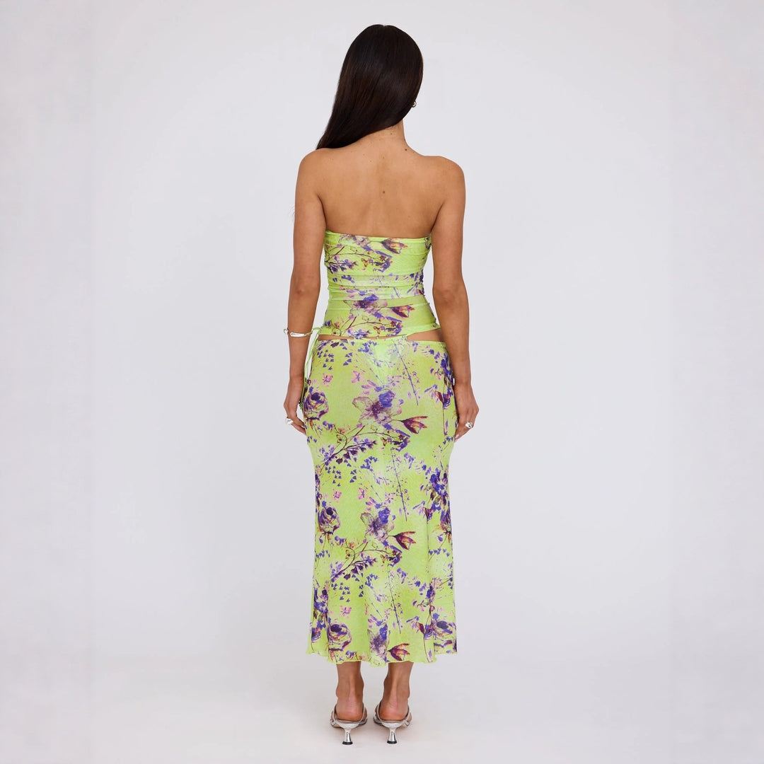 Damen Wickelkleid mit floralem Muster Echo Archiv
