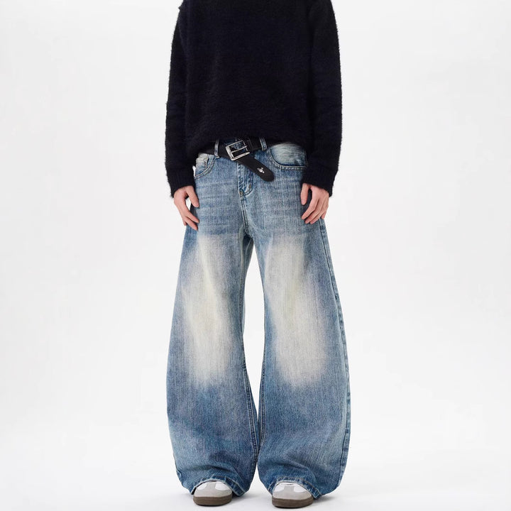 Herren Hochgeschnittene Weitgeschnittene Jeans Echoarchiv