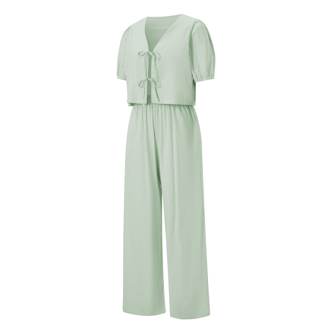 Damen luftiges Sommer-Jumpsuit mit Raffung Echo Archiv