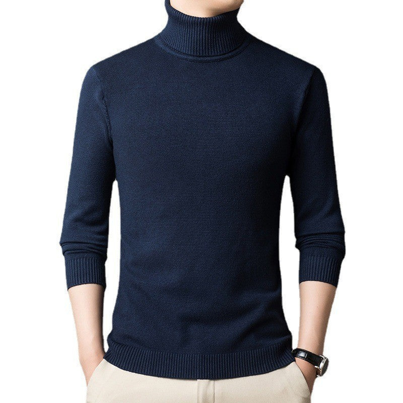 Herren figurbetonter Pullover mit Rollkragen Echoarchiv