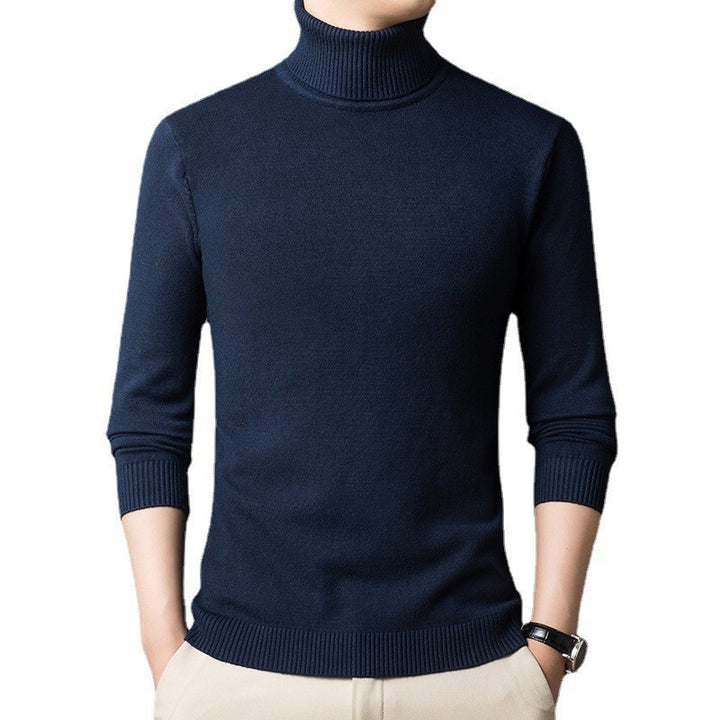 Herren figurbetonter Pullover mit Rollkragen Echoarchiv