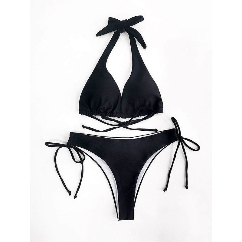 Damen Triangel-Bikini mit hohem Komfort und verspielten Bindebändern Echo Archiv