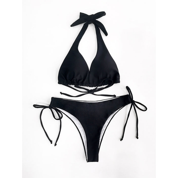 Damen Triangel-Bikini mit hohem Komfort und verspielten Bindebändern Echo Archiv