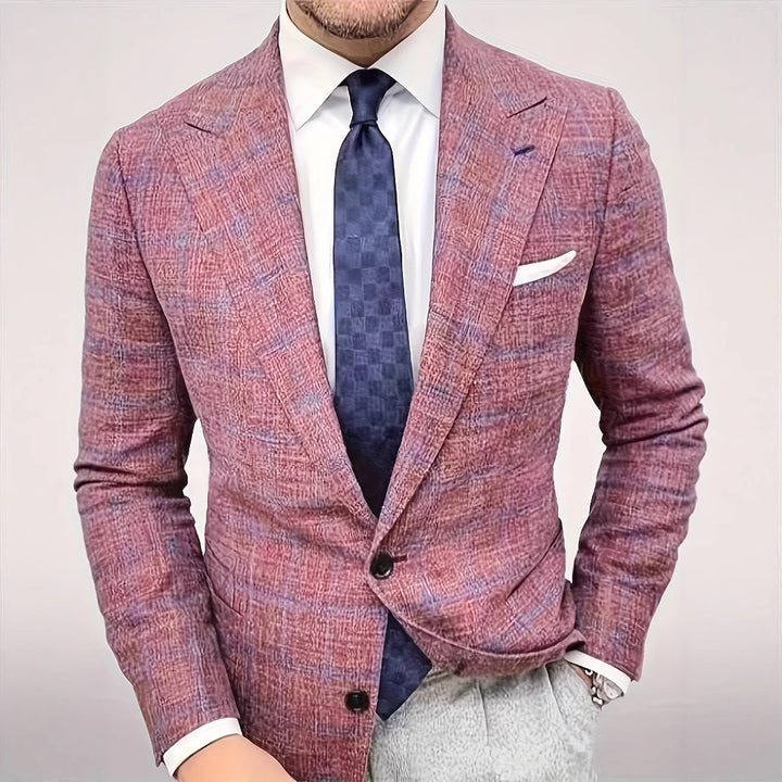 Herren stilvoller karierten Blazer Echoarchiv
