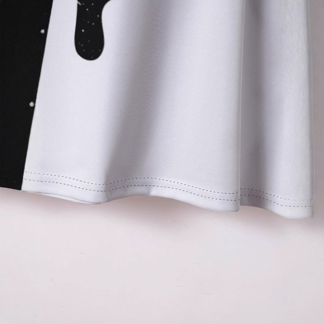 Herren Poloshirt mit künstlerischem und kreativem Grafikdesign Echoarchiv