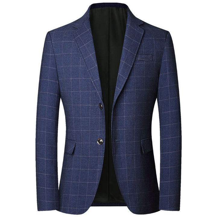 Herren Slim-Fit Sakko aus leichtem Mischgewebe mit Struktur – Tianoro