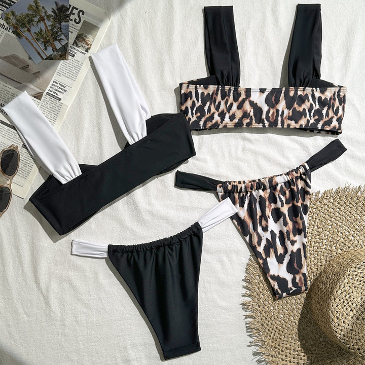 Damen Bikini-Set mit romantischem Schleifen-Design und raffinierten Trägern Echo Archiv