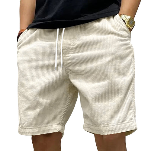 Herren bequeme Freizeithose aus strukturiertem Cordstoff Echoarchiv
