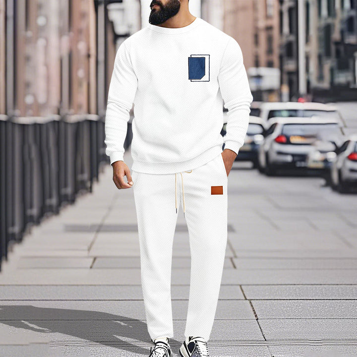 Herren Bequemer Freizeitanzug mit modischem Design und praktischen Taschen Echoarchiv