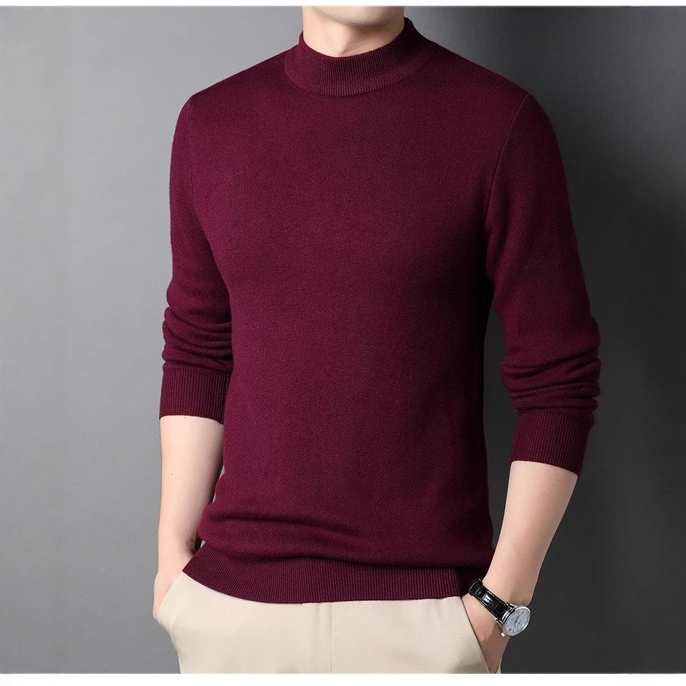 Herren Feinstrickpullover mit Rollkragen und soften Materialien Echoarchiv