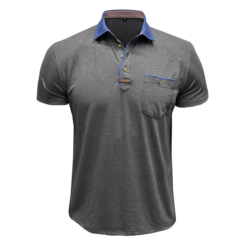 Herren Poloshirt mit modischem Kragen und stylischen Akzenten Echoarchiv