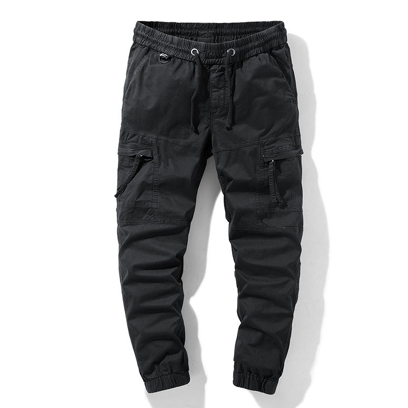 Herren Urbaner Tactical-Cargo-Jogger mit ergonomischen Kniefalten, integrierter Schlüsselöse und elastischem Knöchelabschluss Echo Archiv