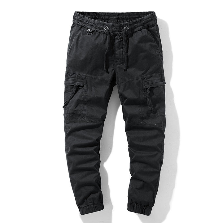 Herren Urbaner Tactical-Cargo-Jogger mit ergonomischen Kniefalten, integrierter Schlüsselöse und elastischem Knöchelabschluss Echo Archiv